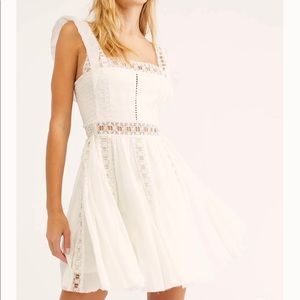 NWT Free people Verona dress white